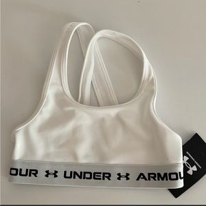Under Armour white sports bra